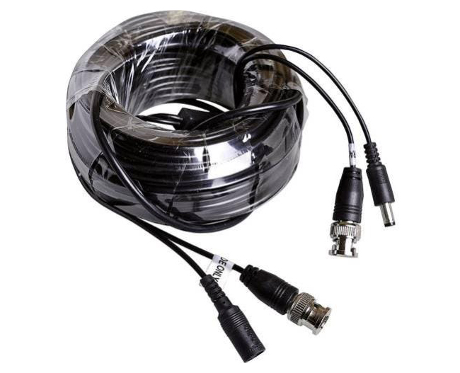 M-e Modern-electronics 55322 Caméra, Vidéo, Alimentation Câble De Liaison 20.00 M Noir
